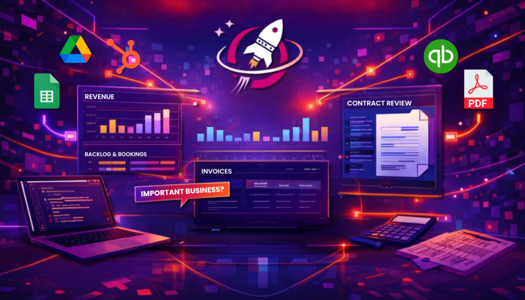 FP&A agent dashboard automating financial